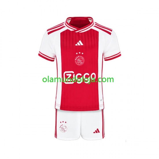 Camisola AFC Ajax Criança Equipamento Primeiro 2023-2024 Manga Curta